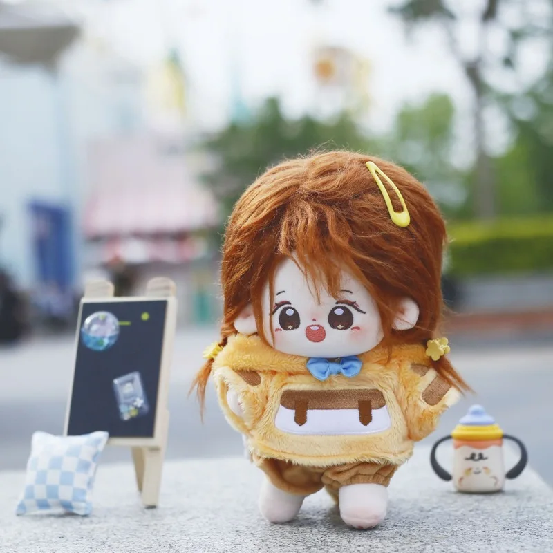 

Кукольная одежда 20 см, боди, кукла-Idol, плюшевая кукла, мини мультяшный плюшевый свитер с капюшоном для хлопка, аксессуары для детской одежды