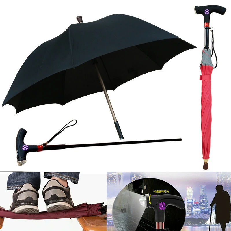 

Многофункциональный Смарт-зонт, съемные Зонтики из тростника, нескользящий зонт для пожилых людей, подарок на день отца, на день матери, на о...