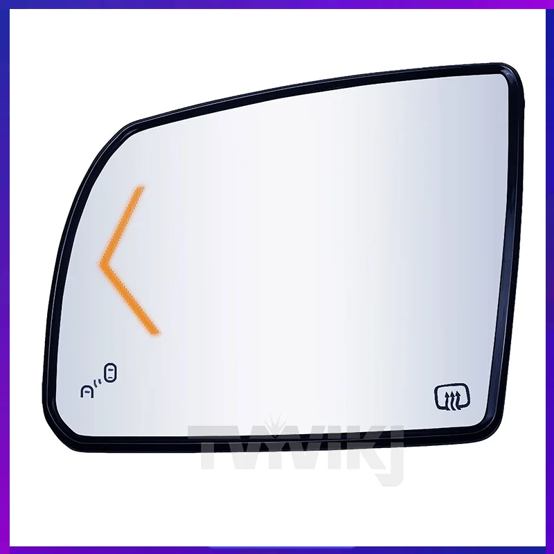 Левое и правое боковое зеркало заднего вида, стеклянный объектив для Toyota Tundra Sequoia 2007-2019, детектор слепых зон, вспомогательные автомобильные зеркала