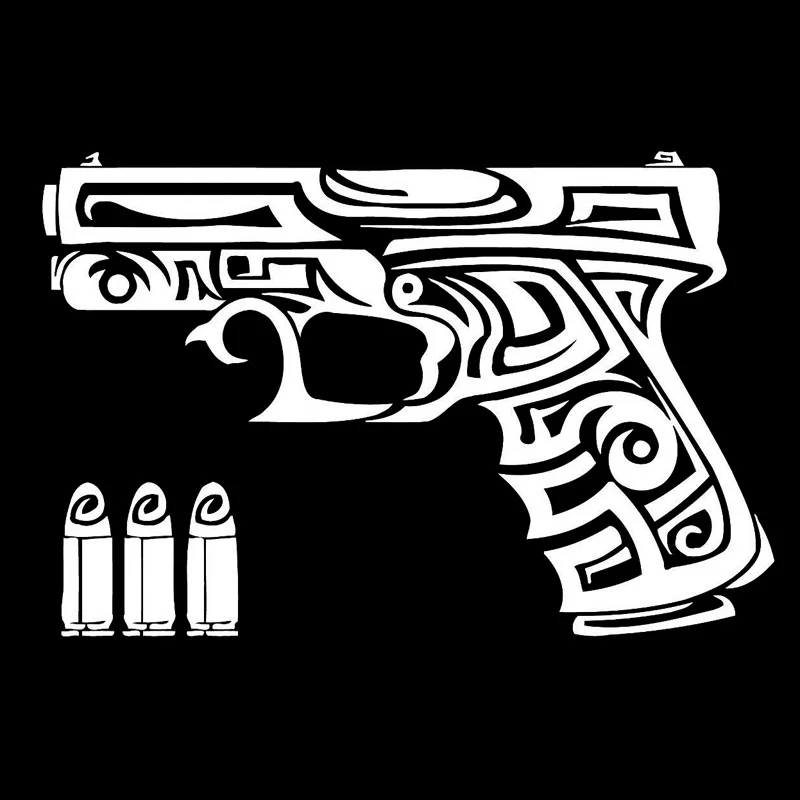 

Индивидуальная Автомобильная наклейка, крутые патроны для пистолета, модные автомобильные стильные водонепроницаемые и солнцезащитные на...