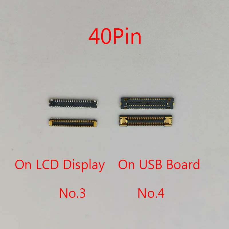 

10pcs 40 78 Pin LCD Display Screen FPC Connector For Samsung Galaxy M51 M515 M515F/S20 FE 5G G781 G781V/B USB Charging Port