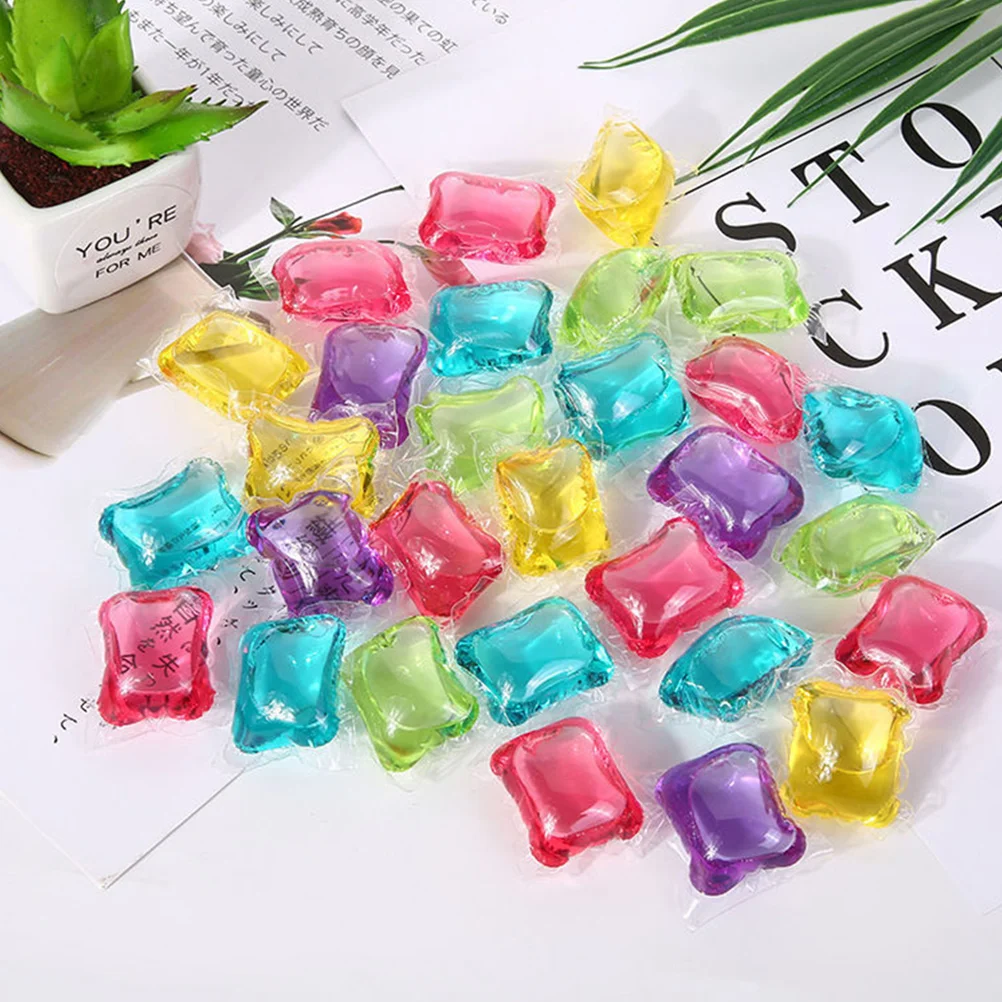 

100 Pcs Laundry Stain Removers Fragrance Beads Clothes Cleaning Supplies Bagged Concentrated Ball Wash Scent