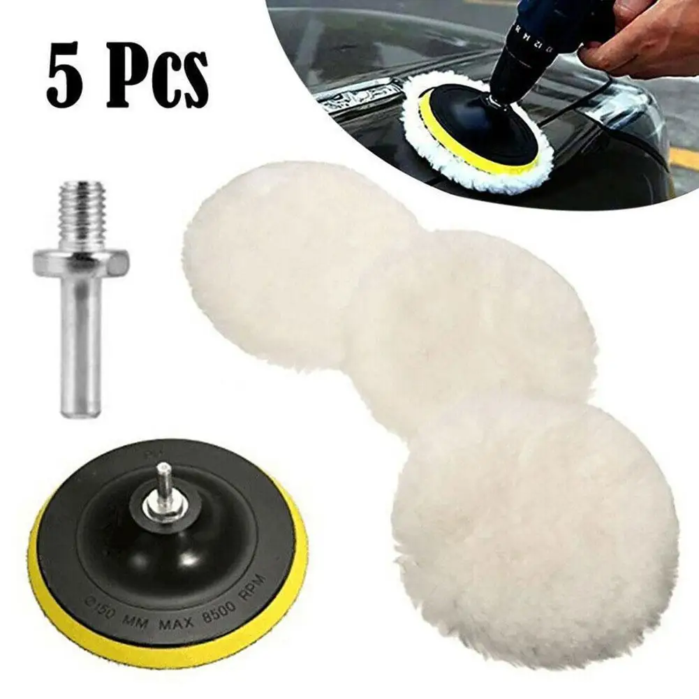 

Automobile Beauty Waxing Sponge Wheel Buffing Wool Polishing Pad Kit Auto Paint Care Gadget Tools Drill Wheel Polisher