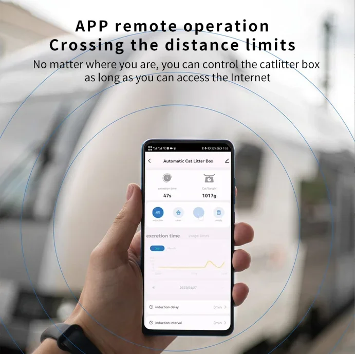 Индукционный туалет для взвешивания интеллектуальный автоматический чистящий