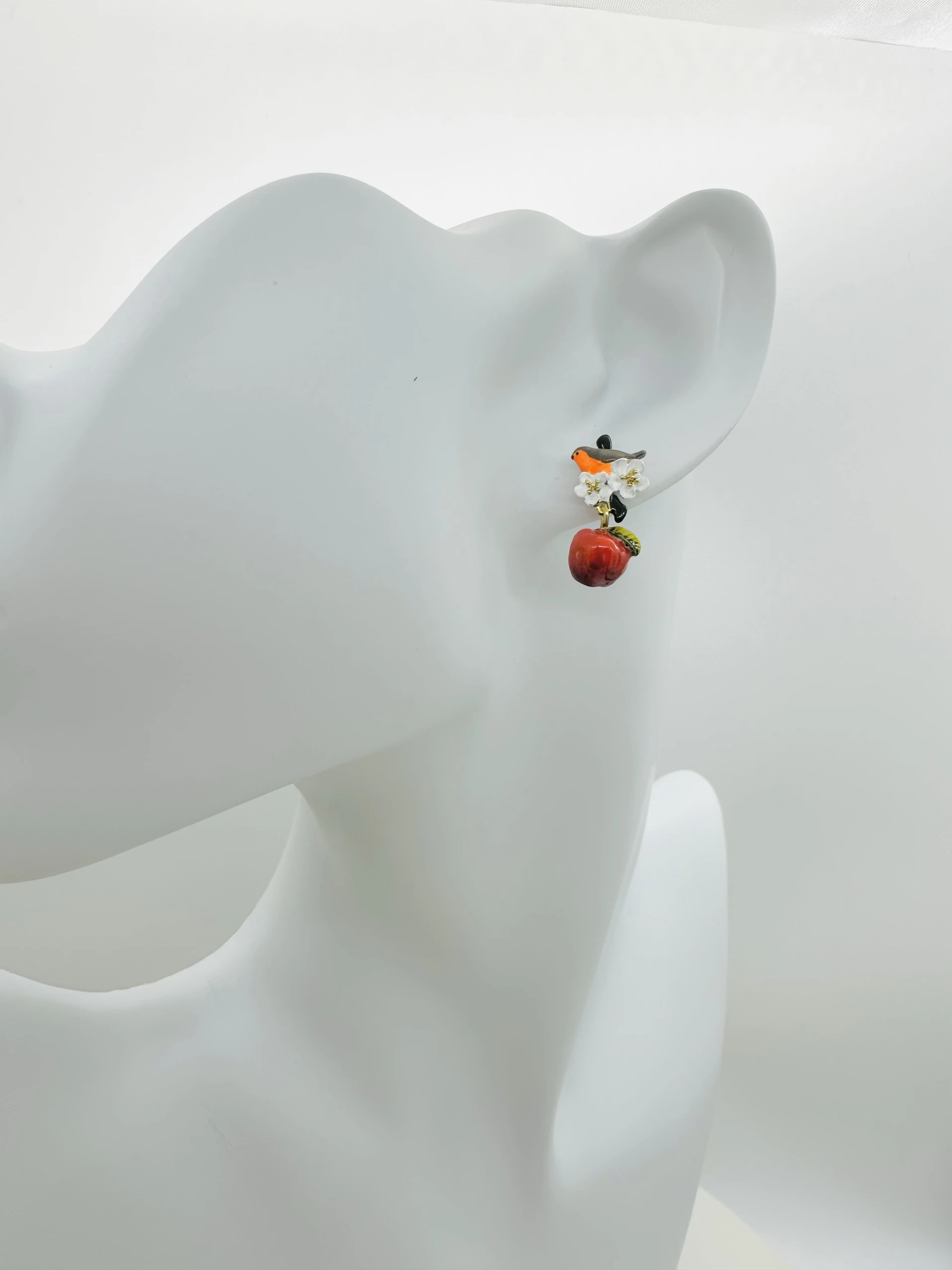 Ручная роспись эмаль 24 новая фруктовая история цветов Робин как цветок