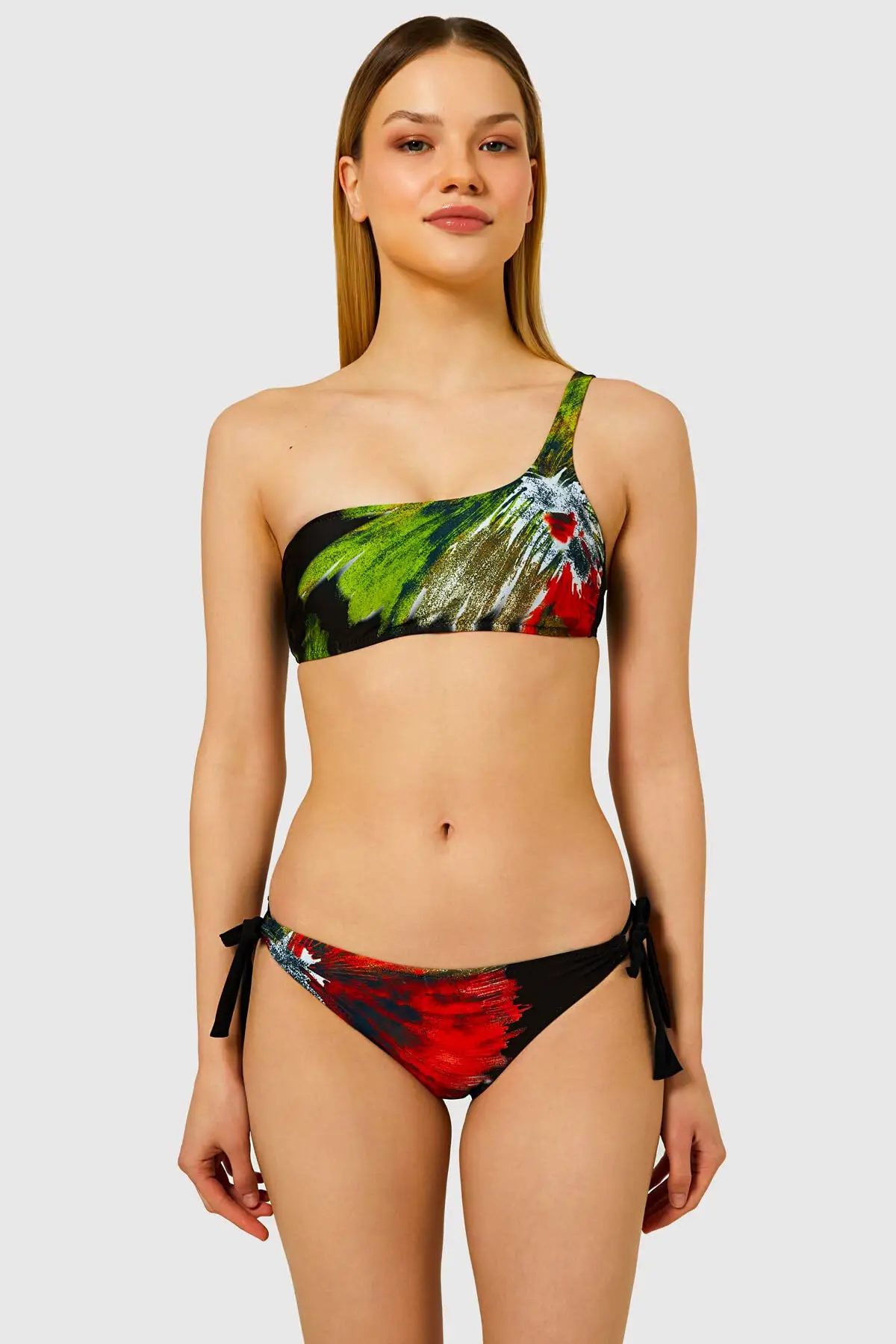 Женские бикини черный комплект