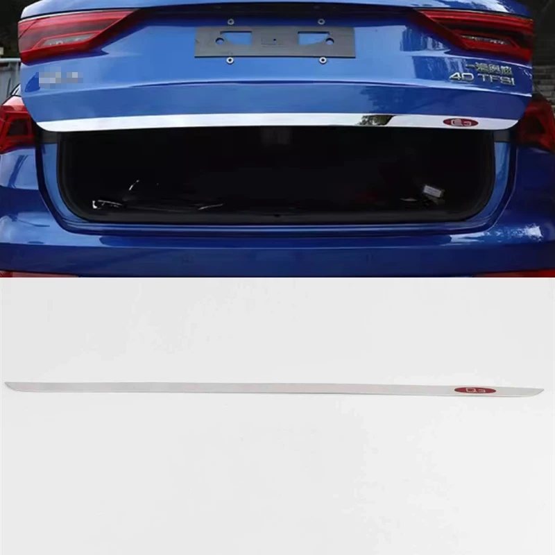 Фото Наружные аксессуары для Audi Q3 F3 2019-2023, крышка багажника, крышка багажника, отделка дверной ручки, молдинг, украшение багажника, ободок, крышка №5