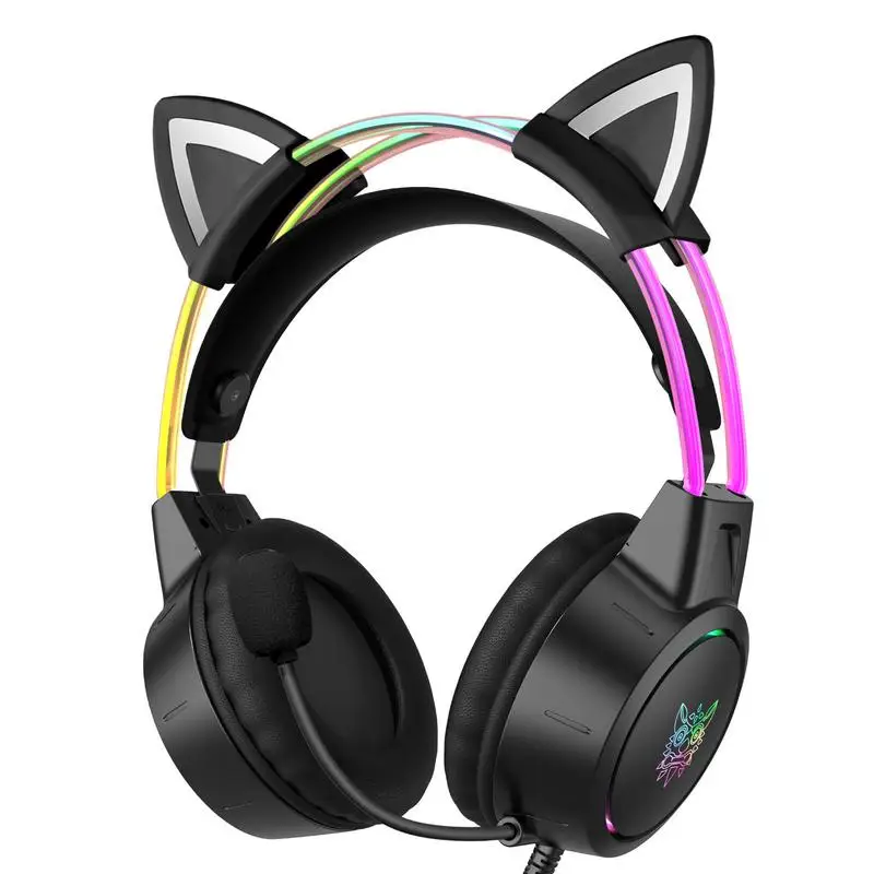 Игровая гарнитура ONIKUMA X15pro с кошачьими ушками