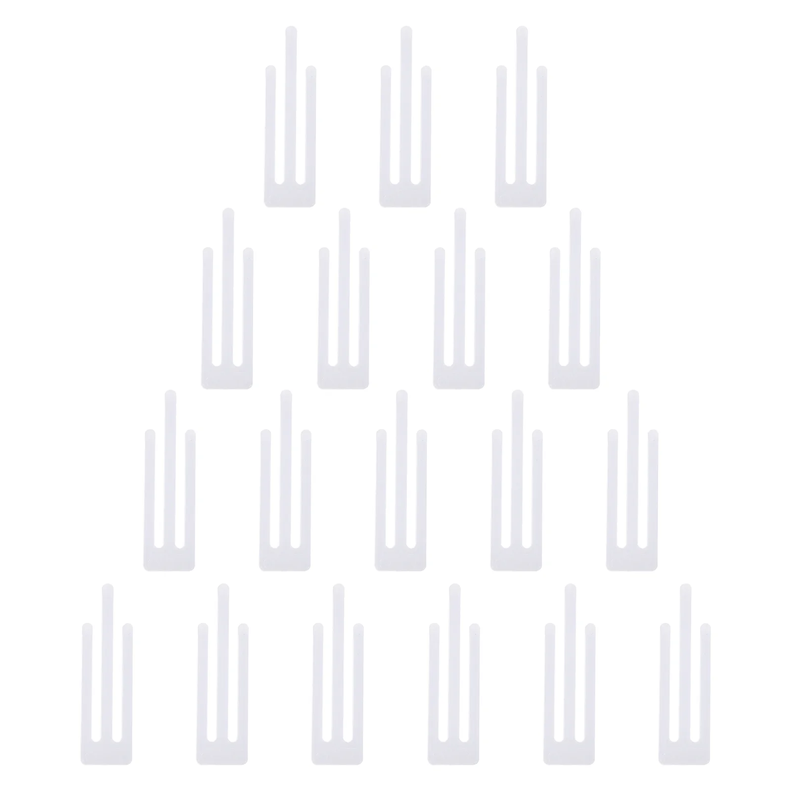 

500 шт., складные пластиковые зажимы для одежды