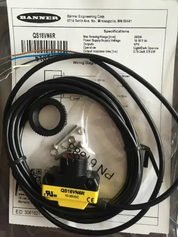 Оригинальный в наличии лазерный фотоэлектрический переключатель QS186LE QS18VN6R QS18VP6R