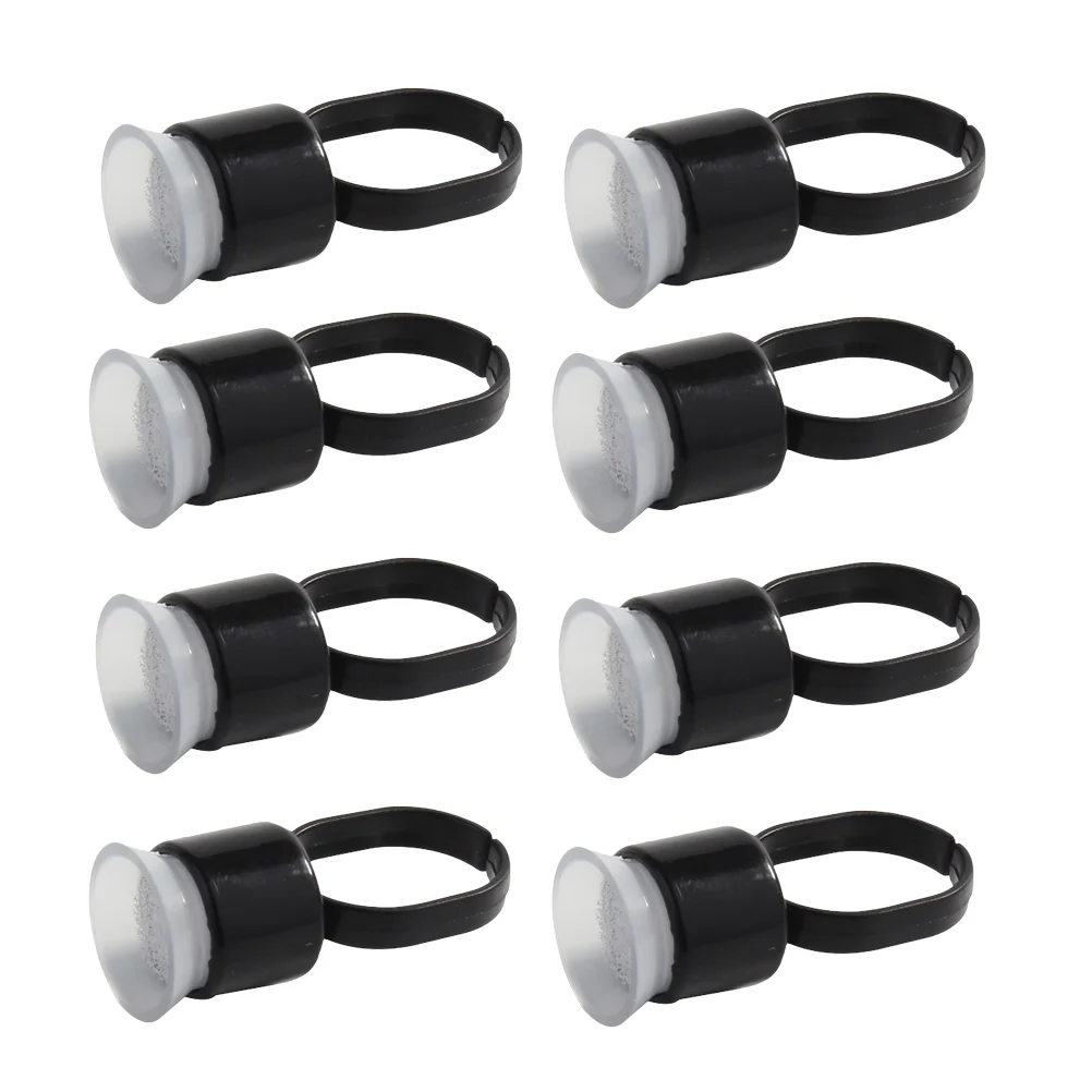 

Ink Cups Pigment Caps Cup Holder Tattooing Professional Container Disposable Eyelash Sponge Microblading Ring Makeup Tools