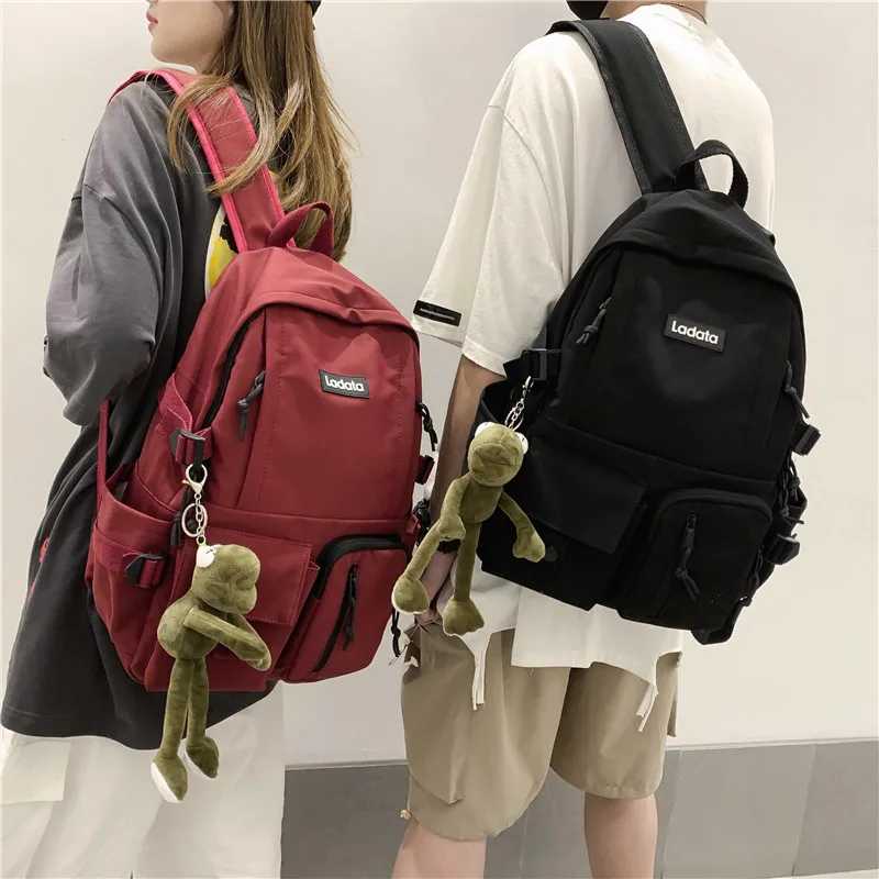 

New Korean junior high school student schoolbag Yuansu ulzzang college style backpack computer backpack