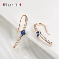 romantic unique gold plated long earrings fashion temperament birthday party anniversary banquet jewelry