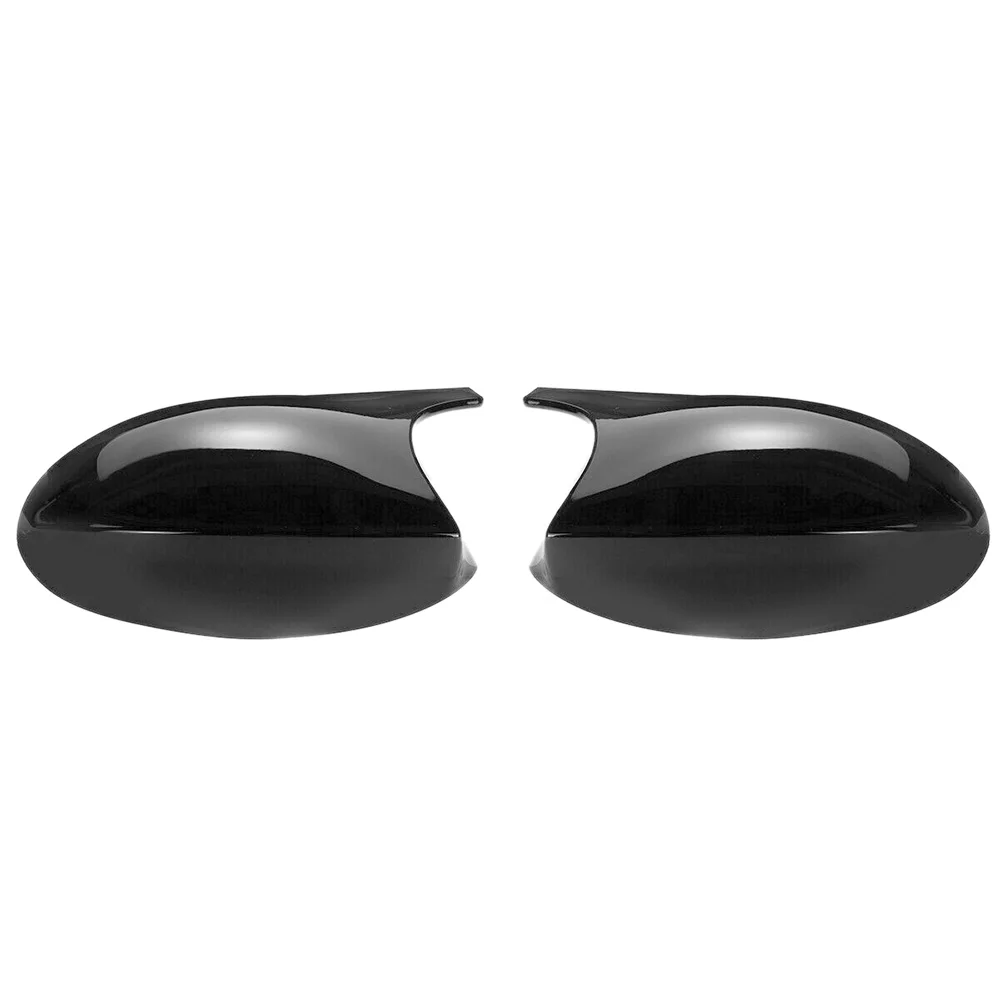 

Car Rearview Mirror Covers Side Mirror Cap for-BMW 3 Series E90 E91 E92 E93 1 Series E81 E87 E82 E88(Black)