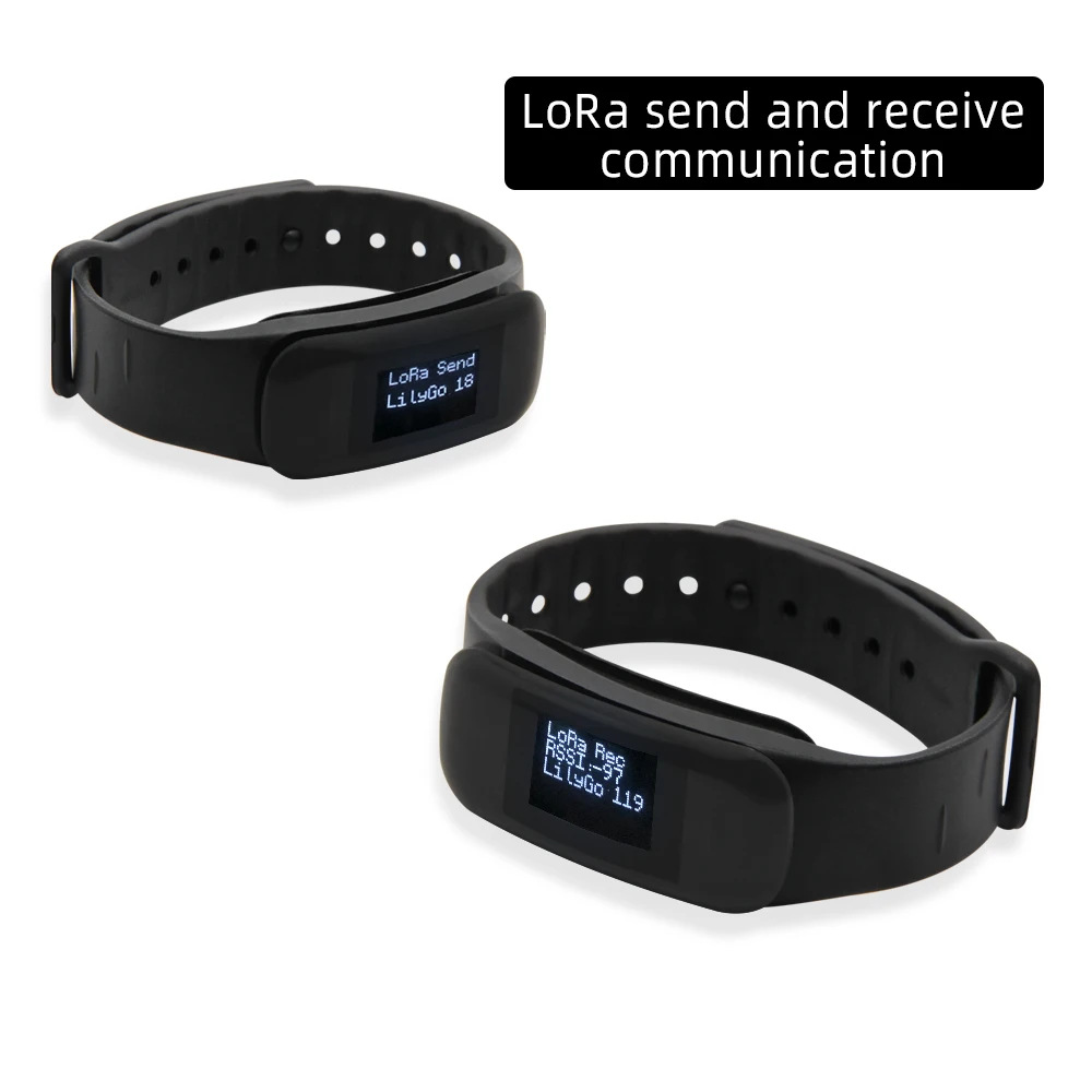 Enlarge TTGO T-Impulse Wristband LoRa 868MHZ LoW Power Transceiver GPS OLED STM32 Programmable Watch S76G CXD5603GF GNSS Module