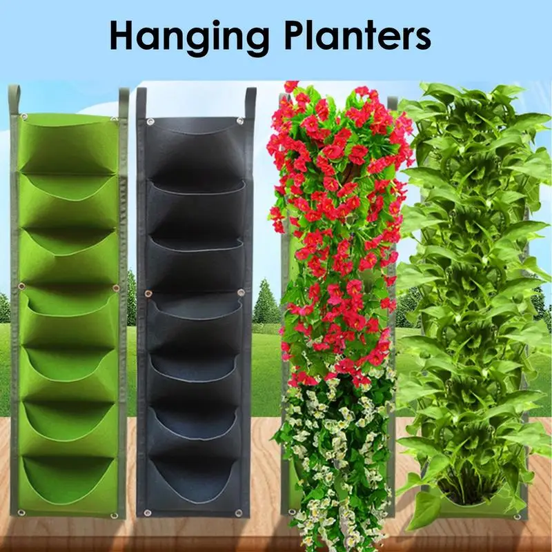 

Вертикальная садовая стена, 7 отделений, вертикальная фотовспышка для выращивания растений, для цветов и овощей