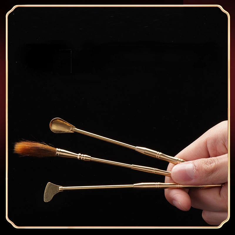 

Incense Seal Script and Incense Path Introductory Tool Set Copper Spice Shovel Copper Spice Spoon Copper Sweep Ash