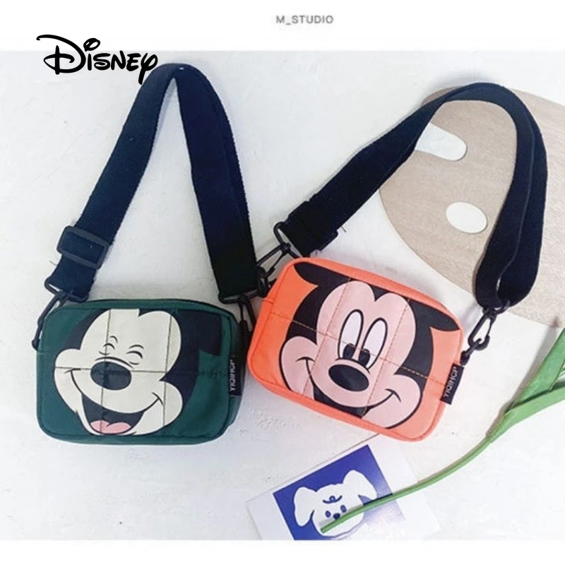 

2022 Disney Children's Messenger Bag Mini Shoulder Bag Child Cartoon Mickey Small Waist Purses Kids Handbag Girls Boy Tote Bags