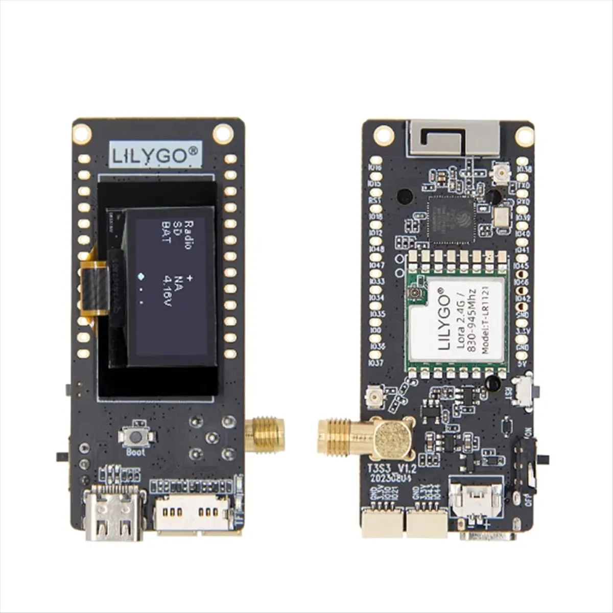 Фото AAAE T3S3-LR1121/2.4G V1.2 - LoRa2.4G SX1280 с модулем OLED-дисплеем 0.96 дюйма для разработки приборов №4