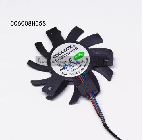 Для Shadowmagic X4 Coral светильник тихий вентилятор T126010BH диаметр 55 мм расстояние