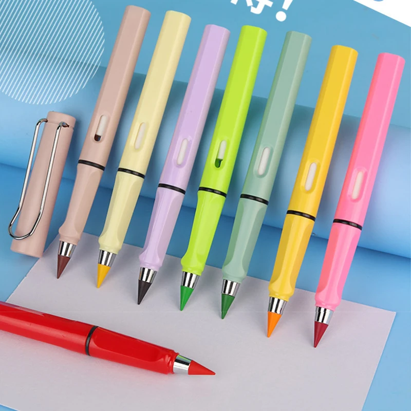 

Набор цветных карандашей для рисования скетчей, 12 шт., неограниченные письменные принадлежности, волшебные стираемые стержни, школьные принадлежности