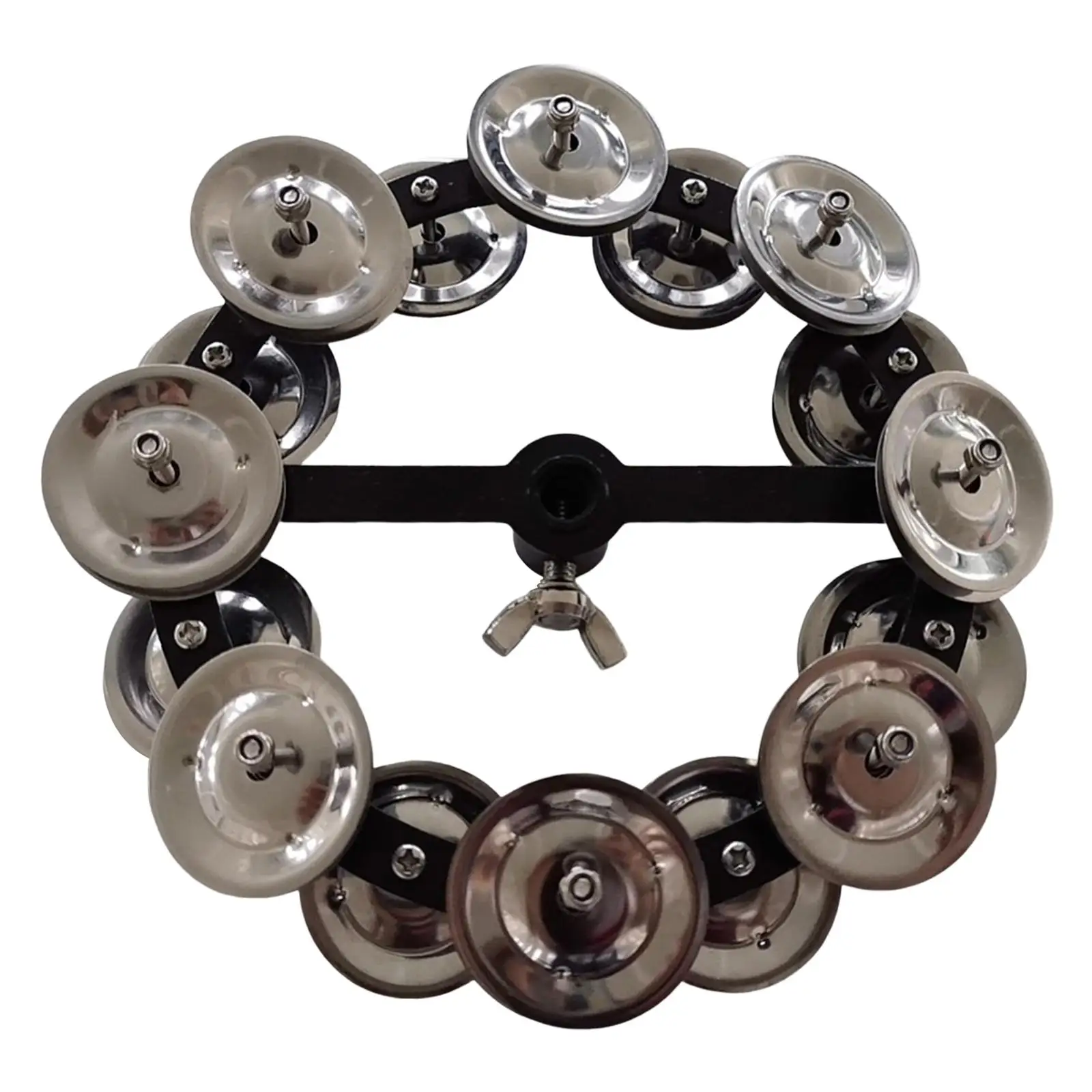 

Hi Hat Tambourine Music Rhythm Tambourine Hand Held Percussion for Party KTV