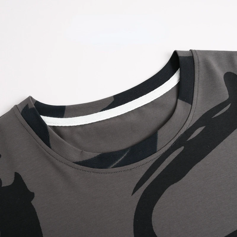 Nightdress Women's Summer Thin Pure Cotton Short-sleeved Long Skirt Can Be Worn Outside Loose Home Suit Breathable Loungewear