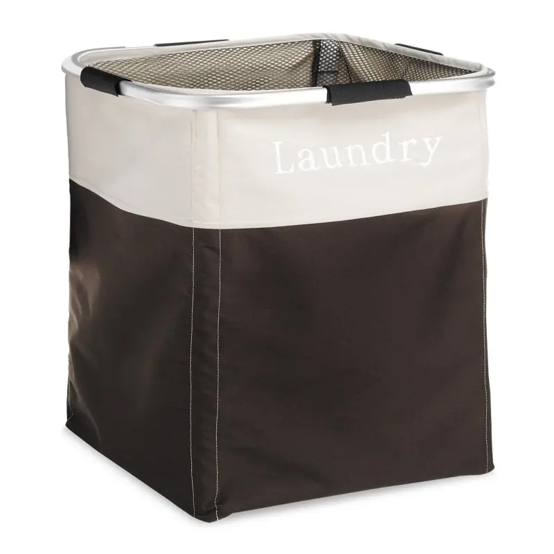 

Polyester Laundry Basket Hamper, Espresso, For Adult Use Restaurant Coladores para cocina Platero escurridor de platos Strainer