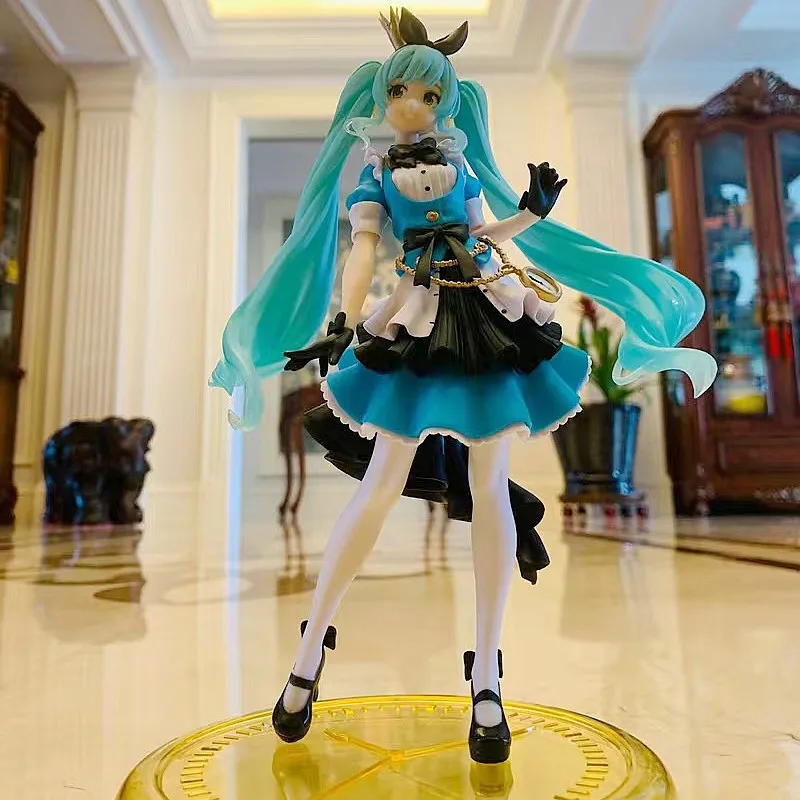 

Taito Original Hatsune Miku Alice Artist Masterpiece 21cm Pvc Vocaloid Anime Figurine Collection Model Doll Kids Toys Gifts