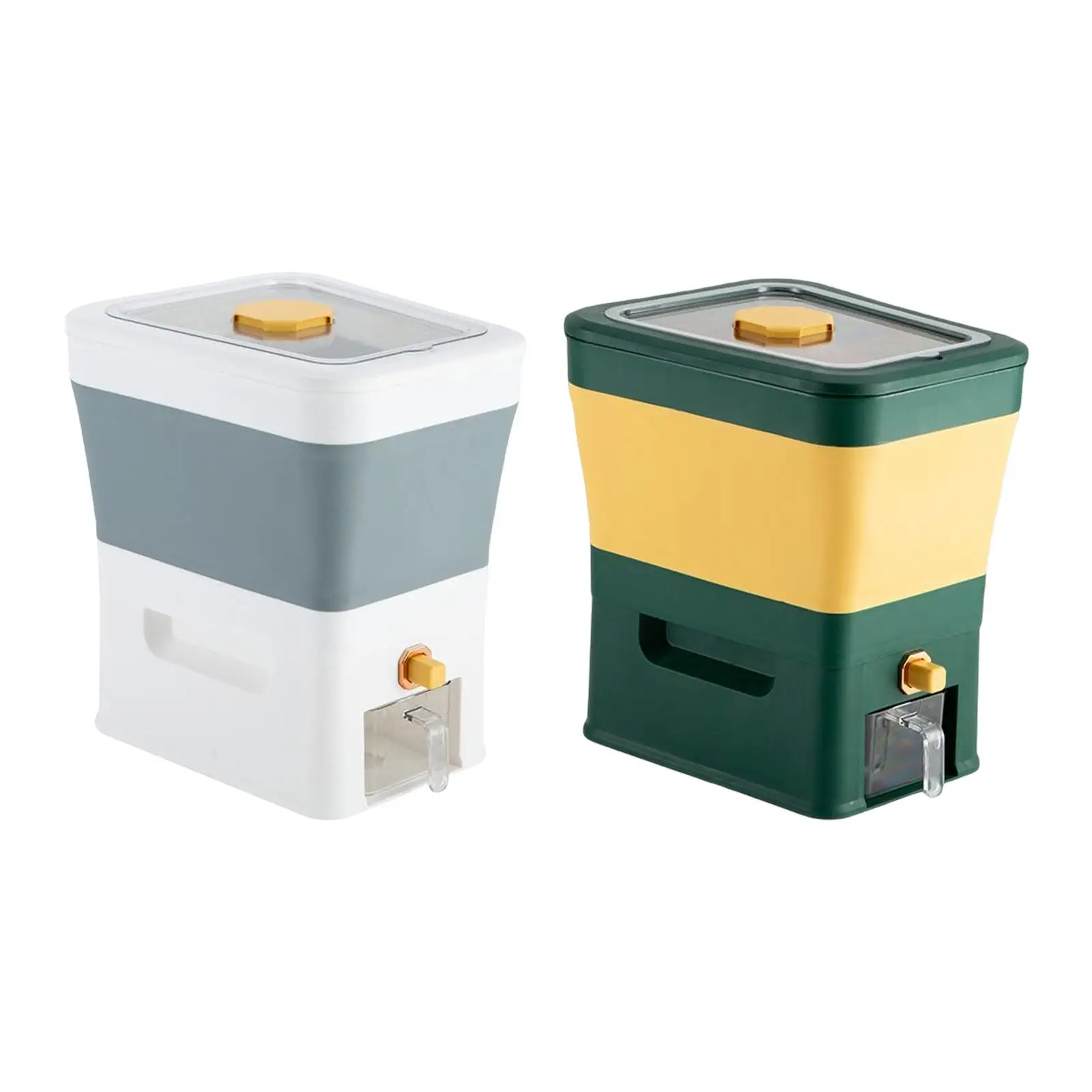 

Automatic Cereal Dispenser Storage Rice Container Organizer Rice Container