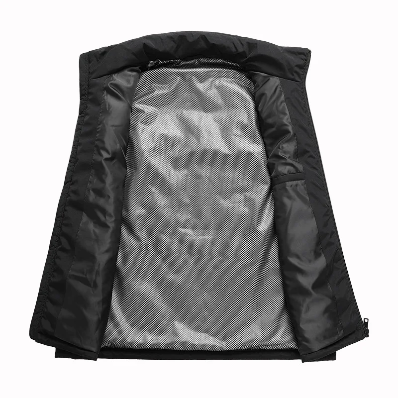 Vest three control 15 zone with display screen switch heating vest outdoor mountaineering skiing heating suit