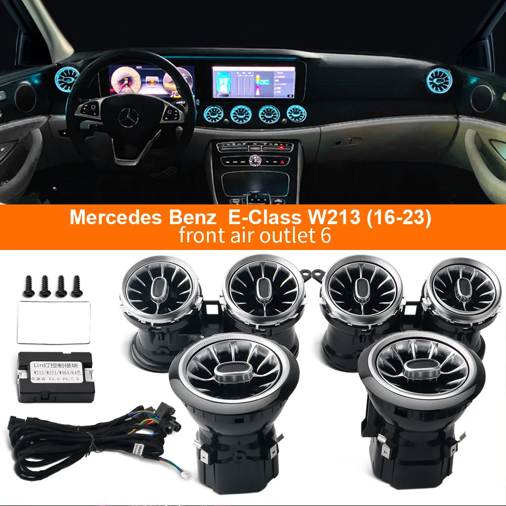 

Mercedes Benz W213 E-Class Универсальная Декоративная Лампа 64 Цвета Окружающего Освещения Стандартная Цветовая Идентификация...