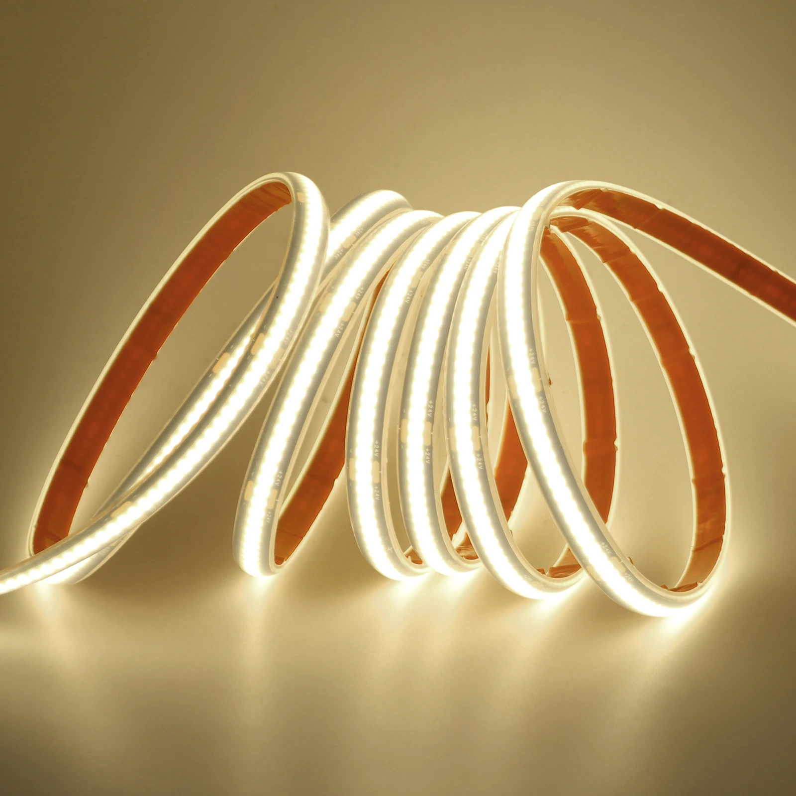 Водонепроницаемая светодиодная лента IP68 COB черная 320leds  для наружного освещения