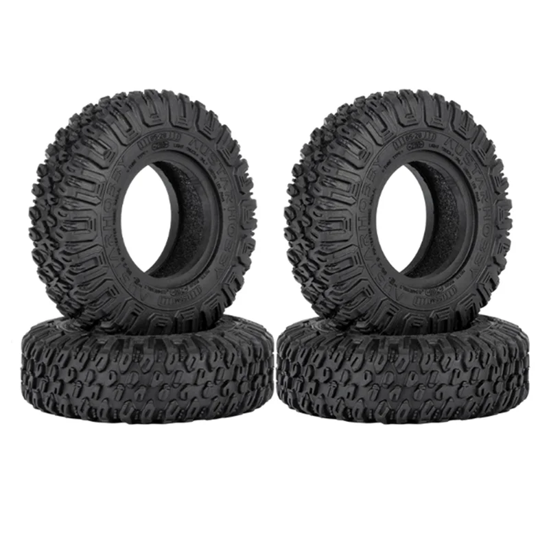 

4PCS 85MM 1.55 Inch Tires Tyre for 1/10 RC Crawler Car Axial Jr D90 CC01 LC70