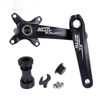 zttochasing mountain bike hollow all in one crank modified single disc left and right cranks mid axis