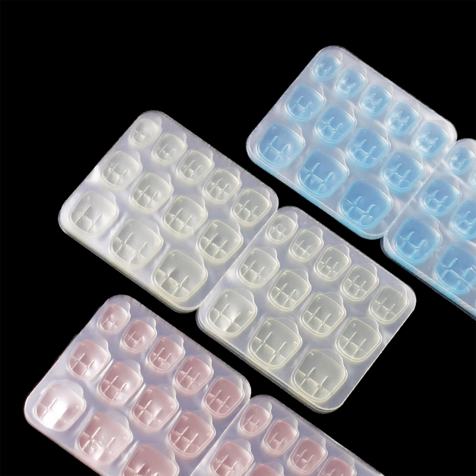 

12/24 шт., двусторонний клей для ногтей