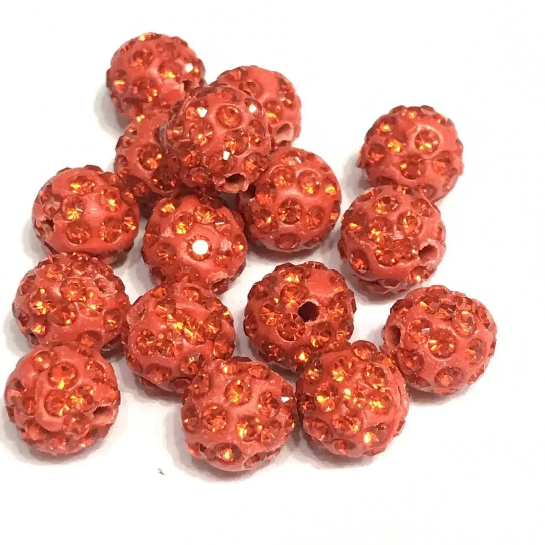 Colorful 10mm Full Drill Ceramic Beads Soft Clay Ball Amazon Chest Pin Sweater Chain Island DIY Handcraft Material