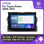 Carplay Android 10 6 + 128G автомобильный мультимедийный плеер радио для Toyota EstimaPREVIATaragoCanarado 2006-2018 GPS Стерео навигация