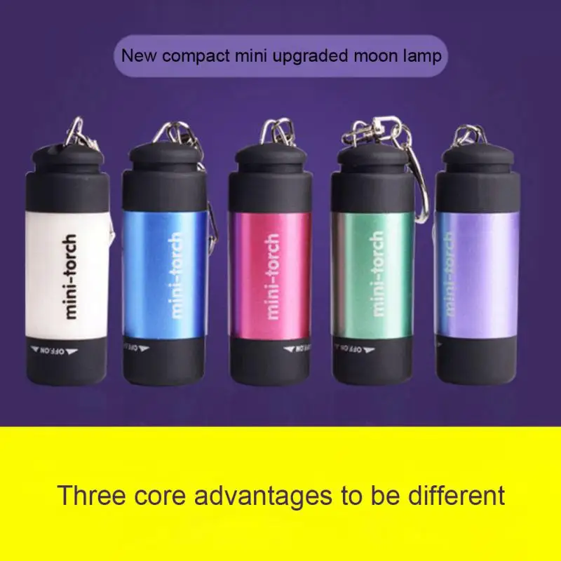 

Keychain Flashlight For Hunting Cycling Climbing 500 Lumens Energy-saving Waterproof Portable Lantern Usb Rechargeable Lamp