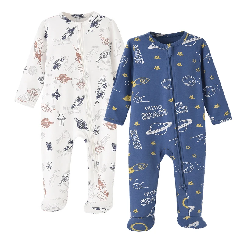 Baby Rompers Jumpsuits Spring Autumn 100% Cotton Girl Pijamas Boy Sleepsuits Newborn Sleepers Infantil Clothes Roupa De Bebe