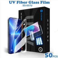 25pcs sunshine ss 057u uv fiber glass film flexible hydrogel film explosion proof for mobile phone screen protective