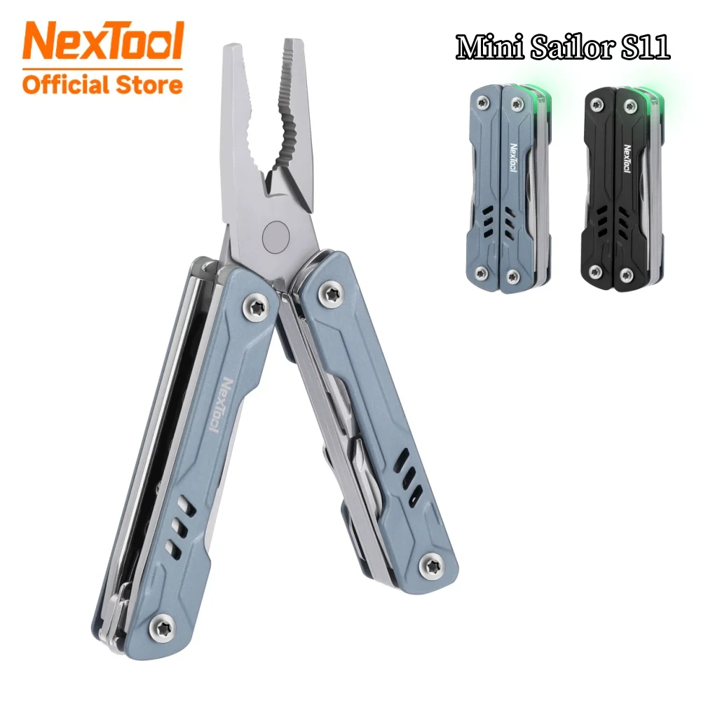 Фото NexTool S11 Мини-матросские плоскогубцы 12-в-1 Мультитул Плоскогубцы Нож Складная карманная отвертка Ножницы Портативные EDC Ручные инструменты для улицы №1