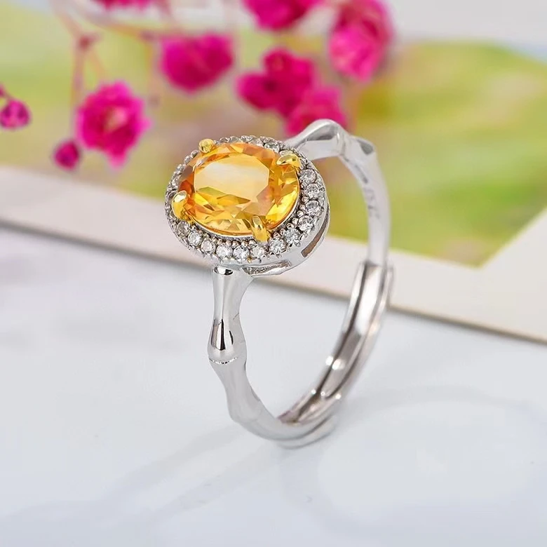 

Женское кольцо из серебра 925 пробы, 5 х7 мм