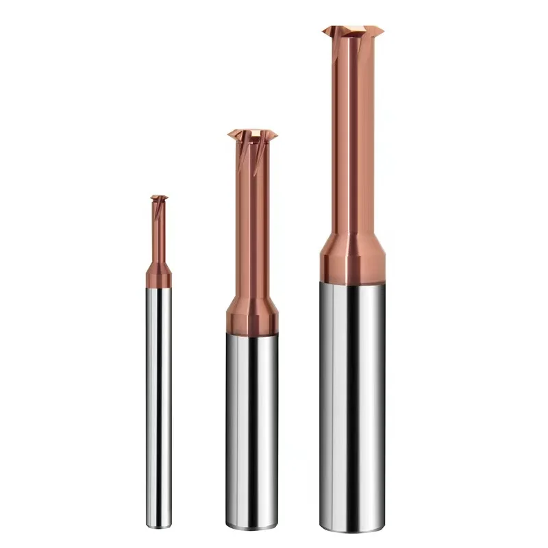 

HRC60 Single Tooth Cutter Carbide End Mill Aluminium Copper Processing CNC Router Tungsten Steel Sprial Bit Carbide End Mill