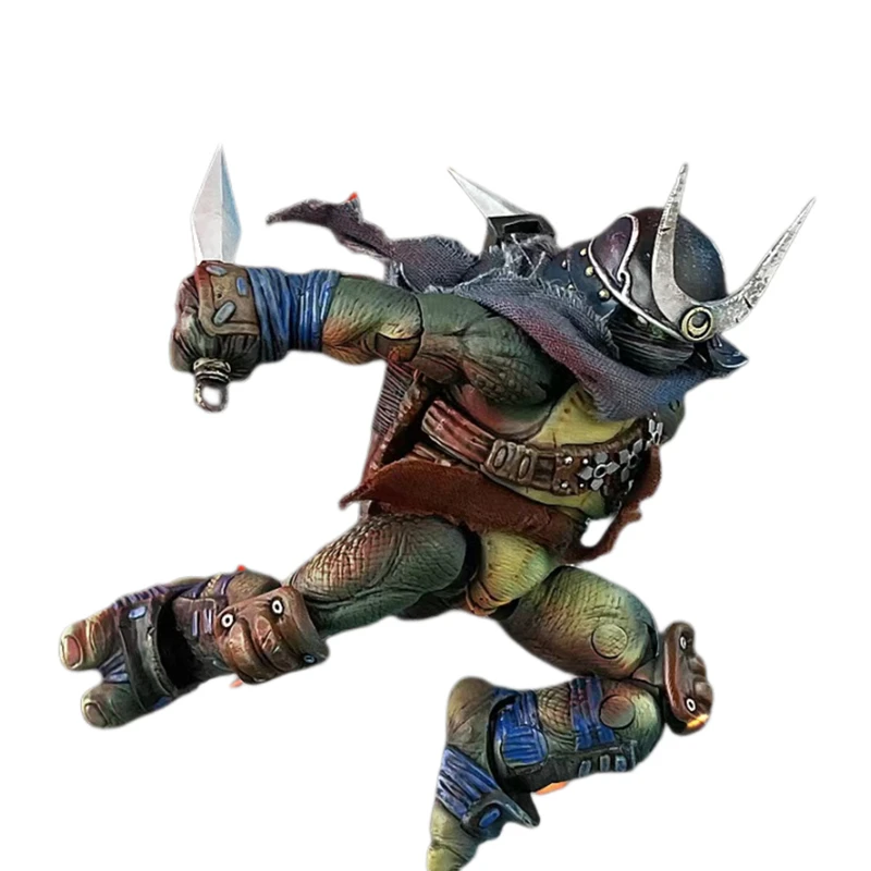 

Fury Toys 1/12 Samural Teenage Mutant Ninja Turtles Game Action Figure Tmnt Turtles Spring Movable Joint Model Garage Kit Toys