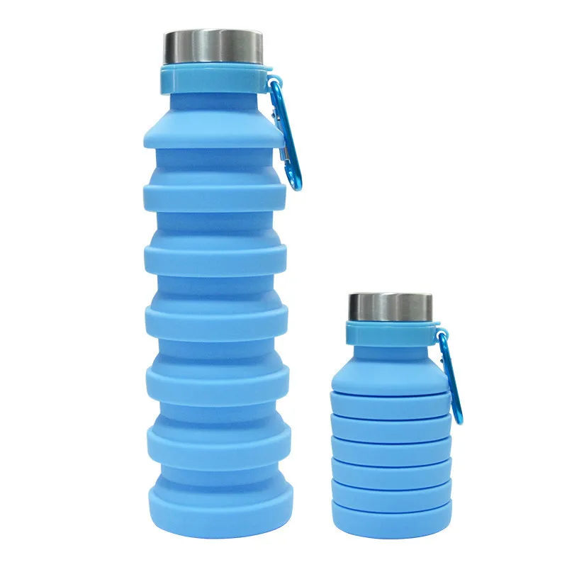 

50ml Sports Waterbottle Climbing Trip Portable Silicone Folding Water Cup Outdoor Tools