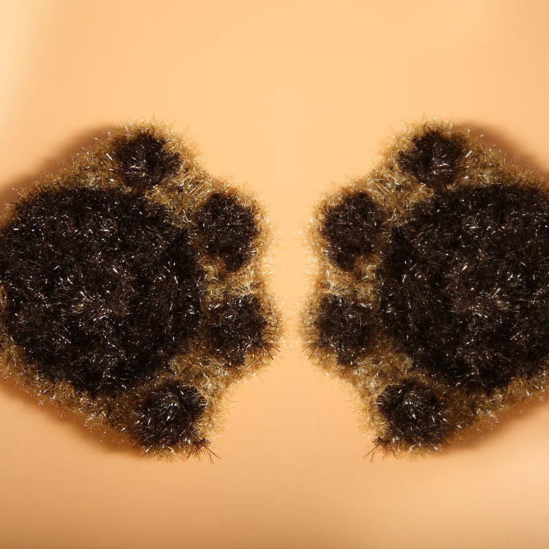 

2 шт., акриловые кухонные салфетки коричневого цвета