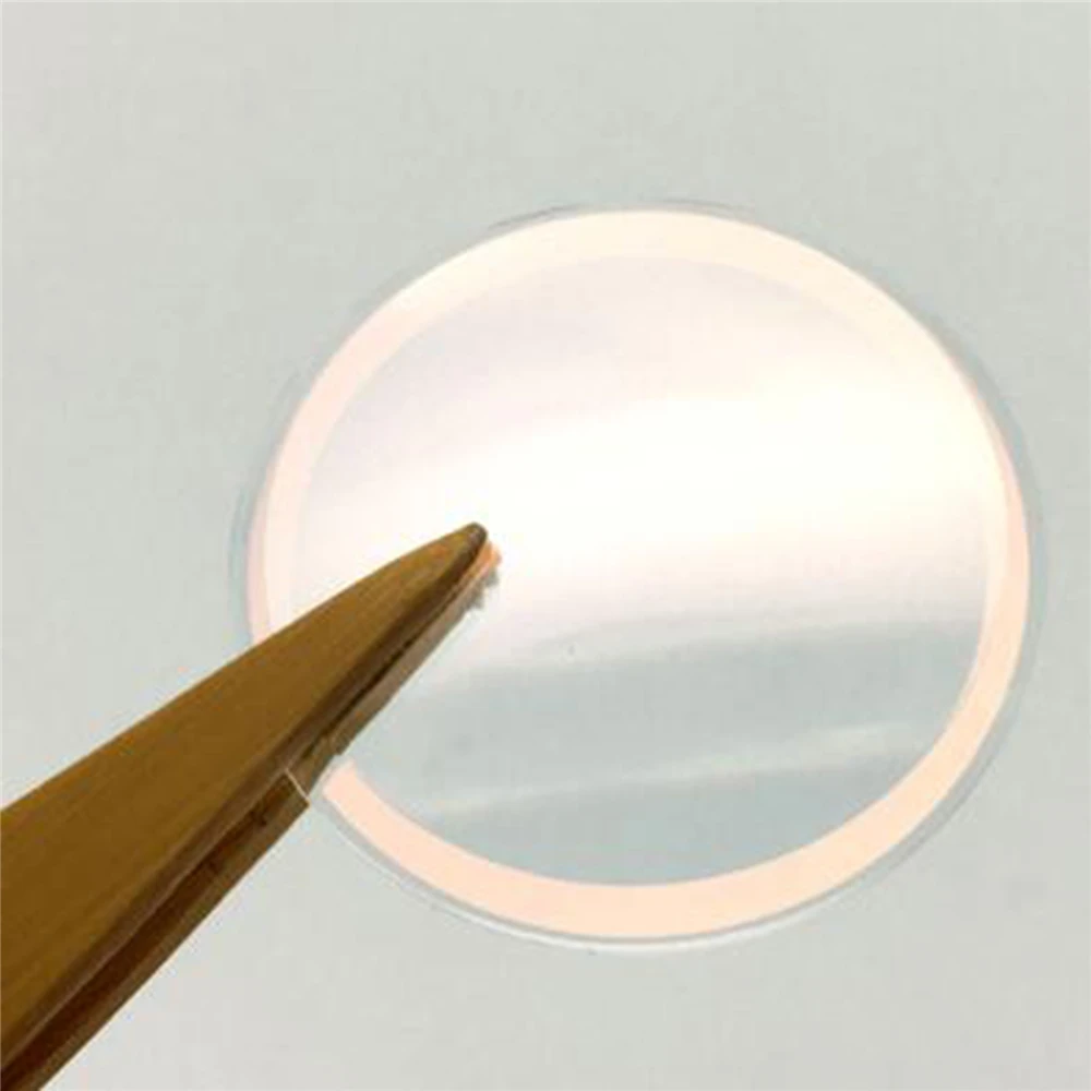 31.5mm Sapphire Watch Glass for SKX007 Watch Repair Part 4mm Thick Round Lens Red/Blue Coating Beveled Convex Glass Accessories