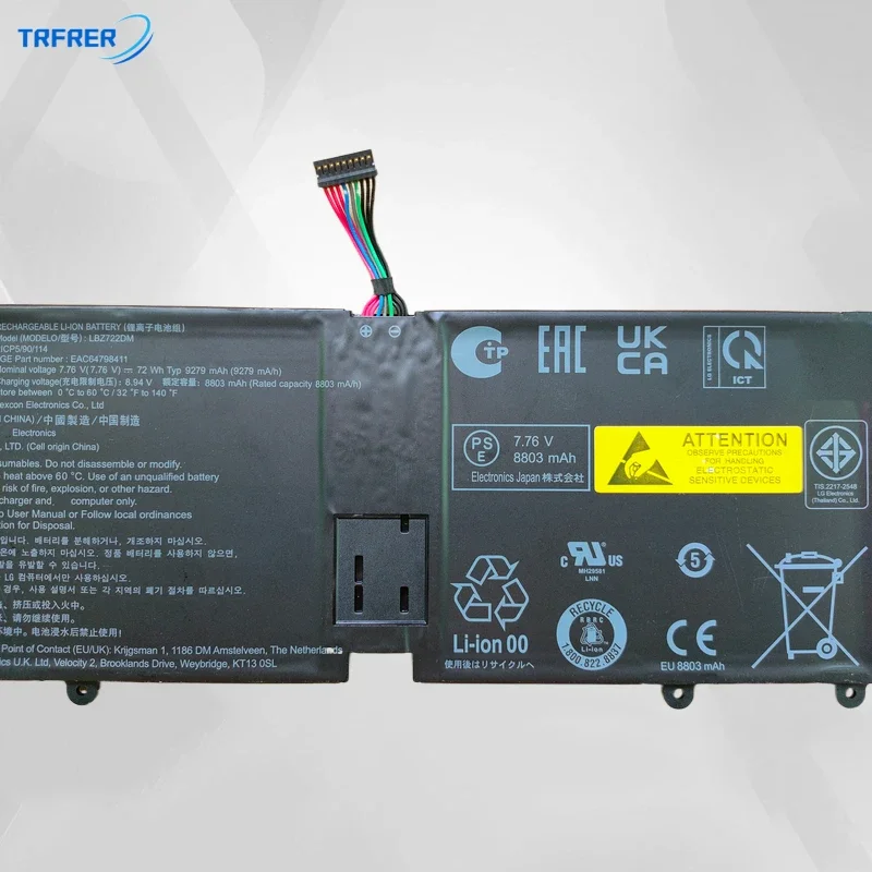 Lbz722dm lbs1224e аккумулятор для ноутбука LG 13z980 14z980 15z980 13z990 14z990 15z990 14z990b 14z990c 17z990 17z990b 14z90n