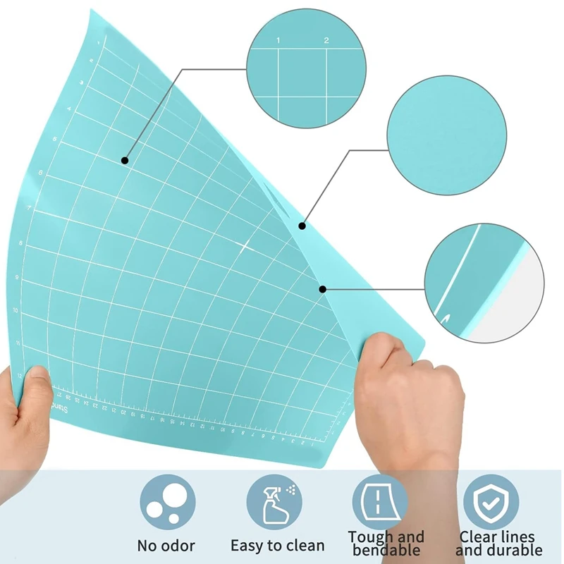 Коврики для резки 8 шт. в упаковке разные коврики 12x12 дюймов винила Cricut серии Explore